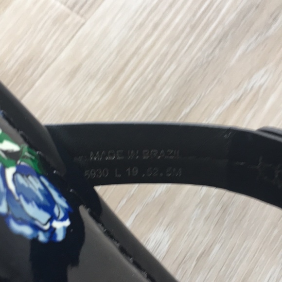 Tory Burch Miller Sandals Navy Tea Rose 🌹 - Picture 7 of 10